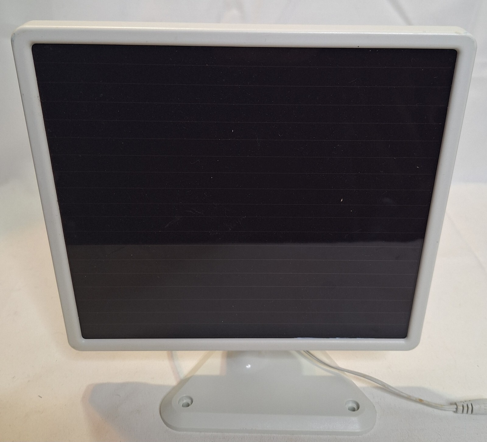 Unbranded Square White Solar Panel Charger For Outdoor Use Only UNTESTED