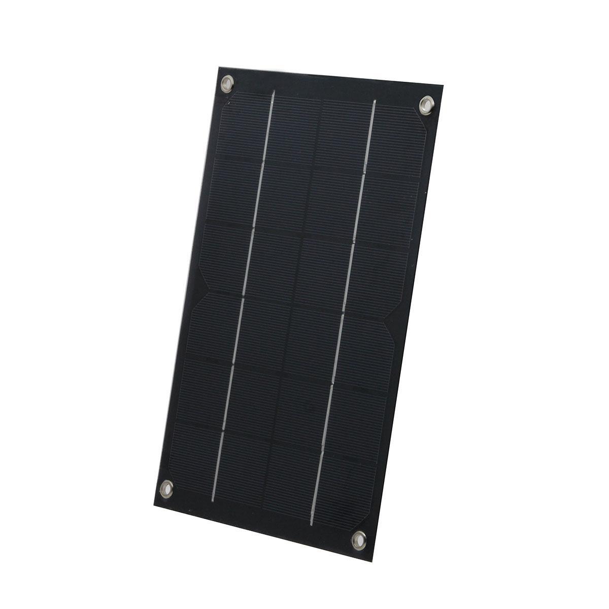 Portable 6W 5V 1.2A Solar Panel Battery Charger USB Phone Home Lamp Power Bank