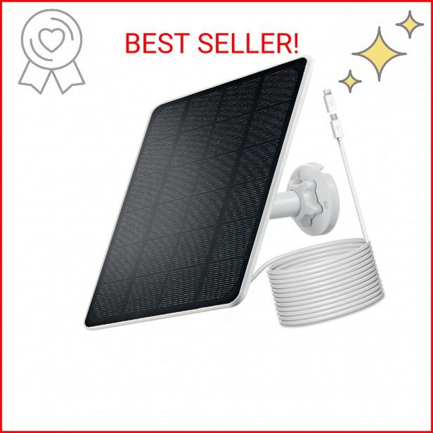 Solar Panel Charger for Arlo Essential 2K Outdoor(2nd Gen)/Essential XL Camera(2