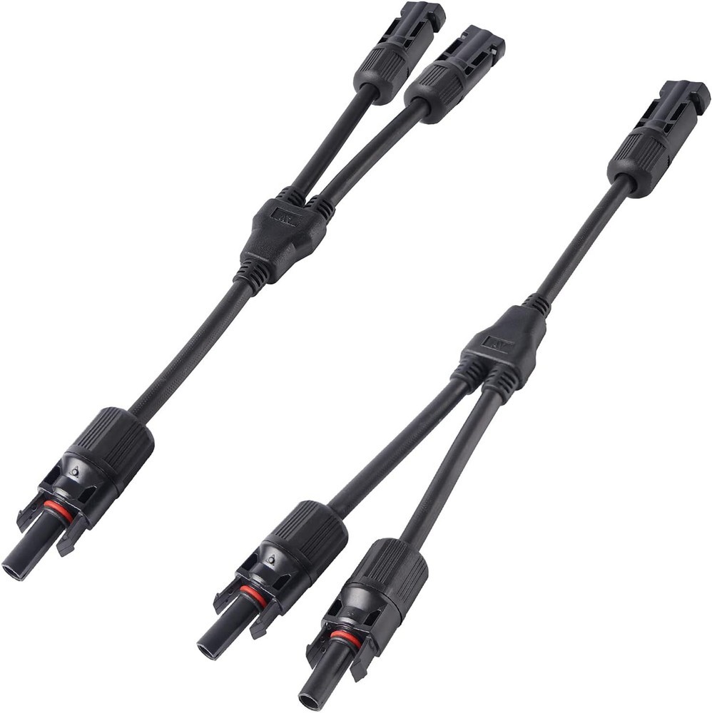 USA Solar Panel Y Branch Cable Connection Waterproof Adapter Connector Extension