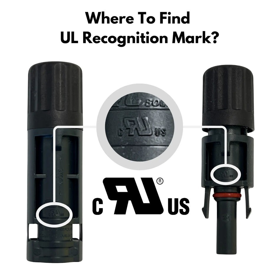 1500V PV Connector UL & TUV for 10-14 AWG Wires – 6/18/100 Pairs