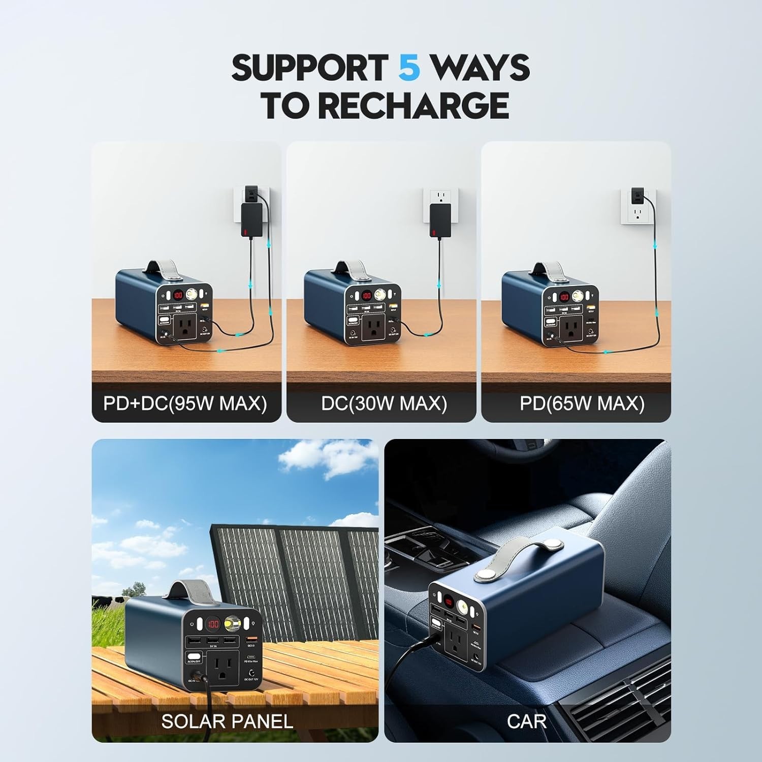 Swift 150W Portable Power Station – Ideal for Camping & Complete Device Charge