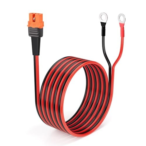 XT60i to O Ring Terminal Cable – Female to O Ring Connector 10FT 12AWG