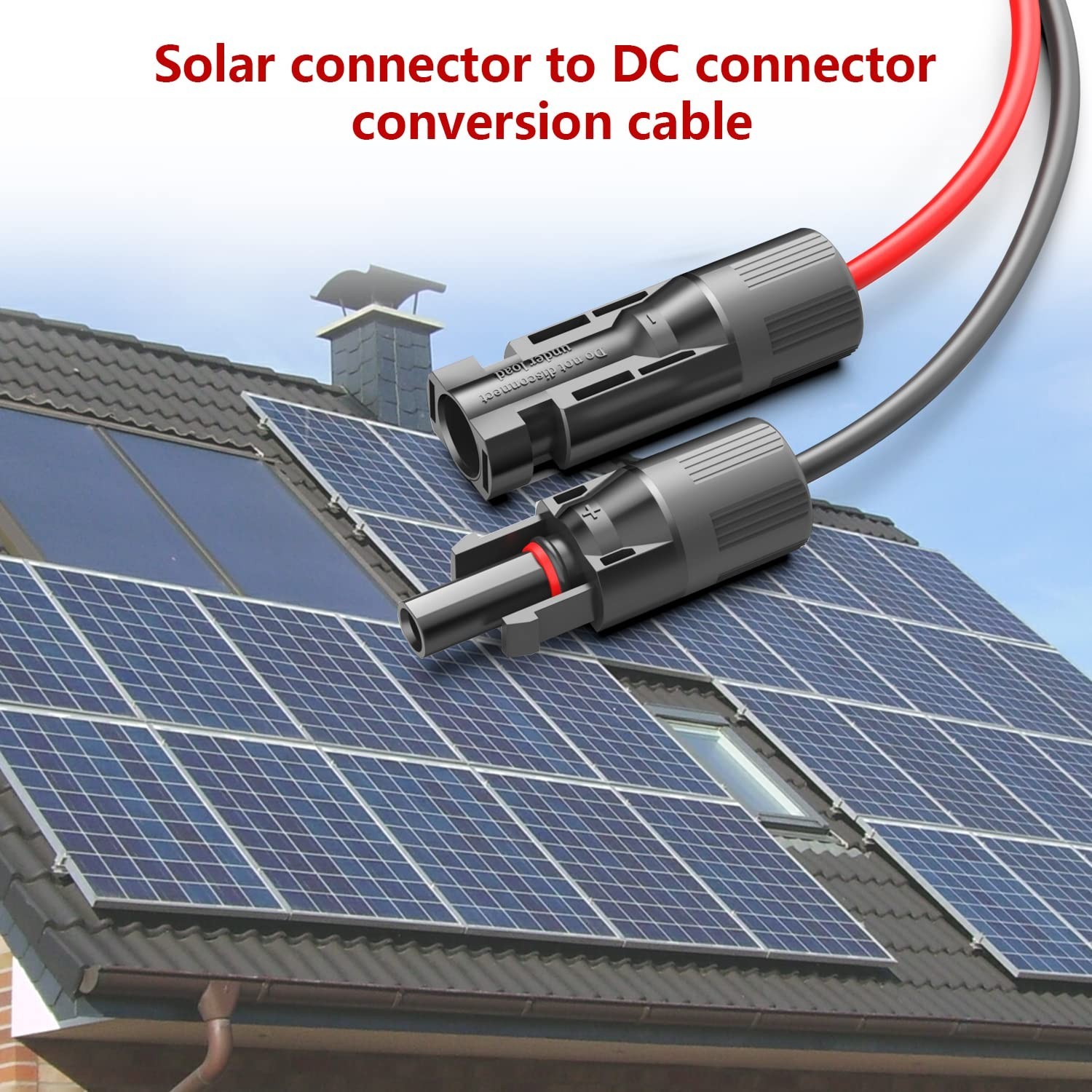 Solar Connector to XT60 Adapter Extension Cable Solar Panel 60W 110W 160W 220…
