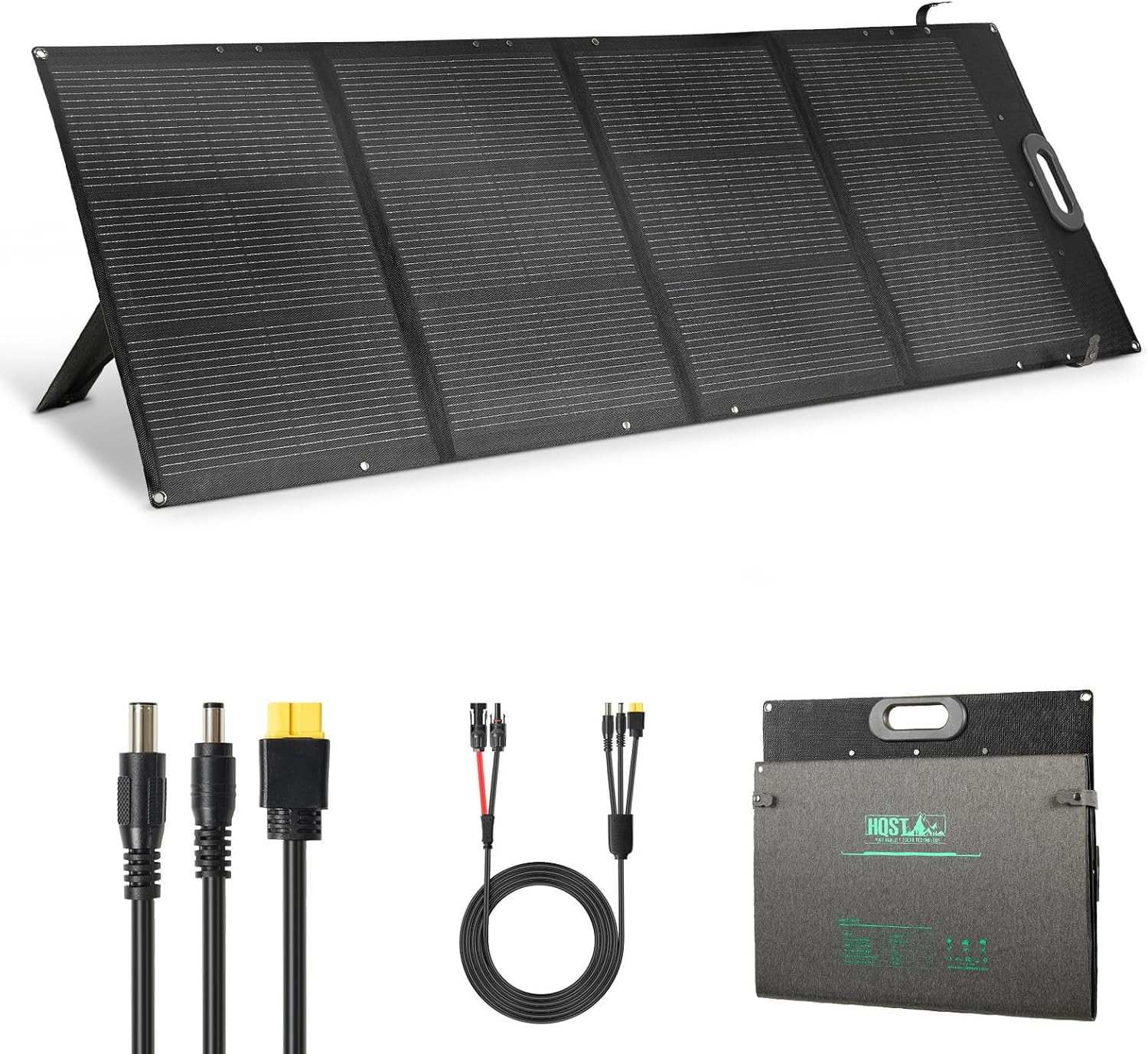200W Ultra-Light Portable Solar Panel for Power Station & Solar Generator, 25% H