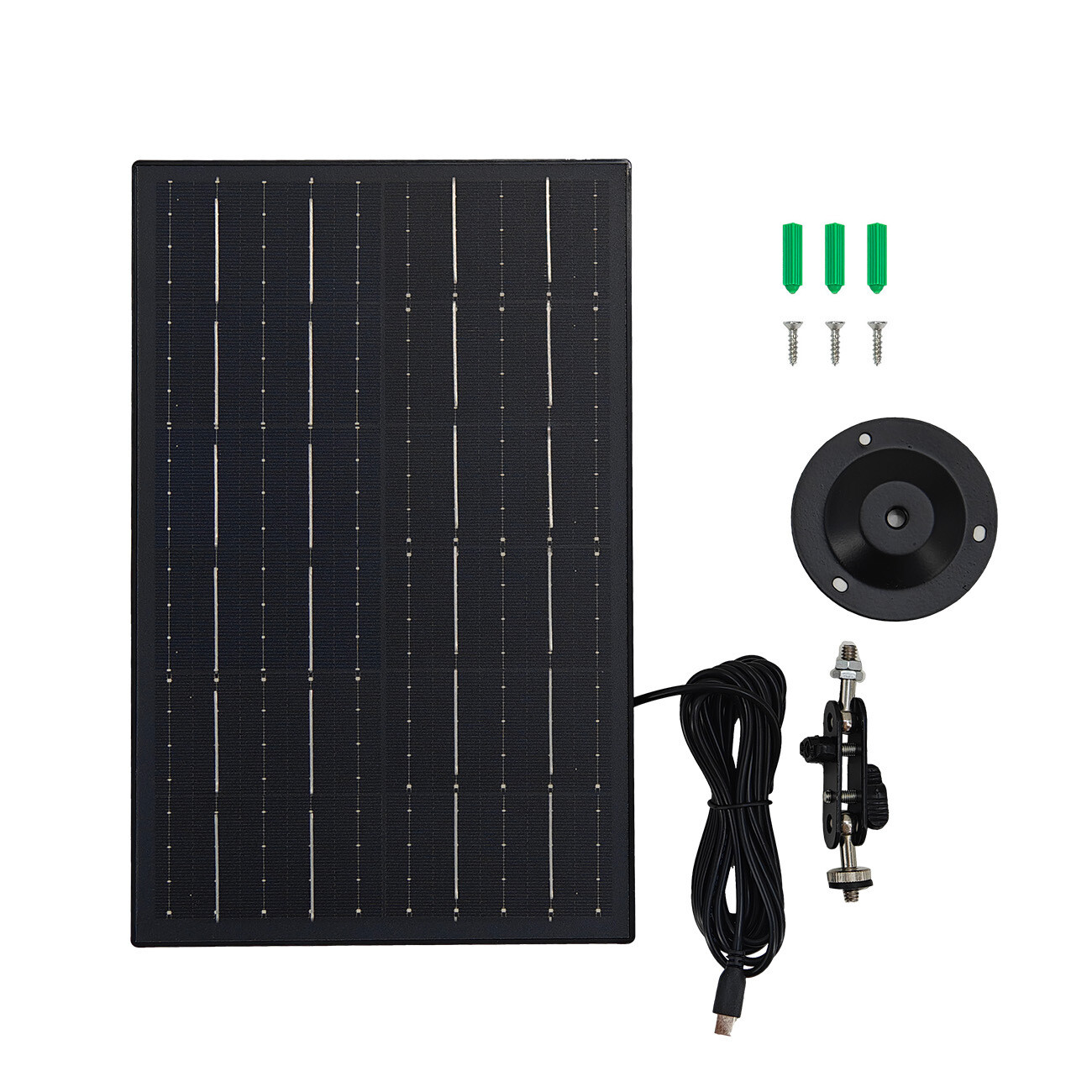 10W Type-C Port Solar Panel Power for CCTV Camera Security Cam Outdoor Charger5V