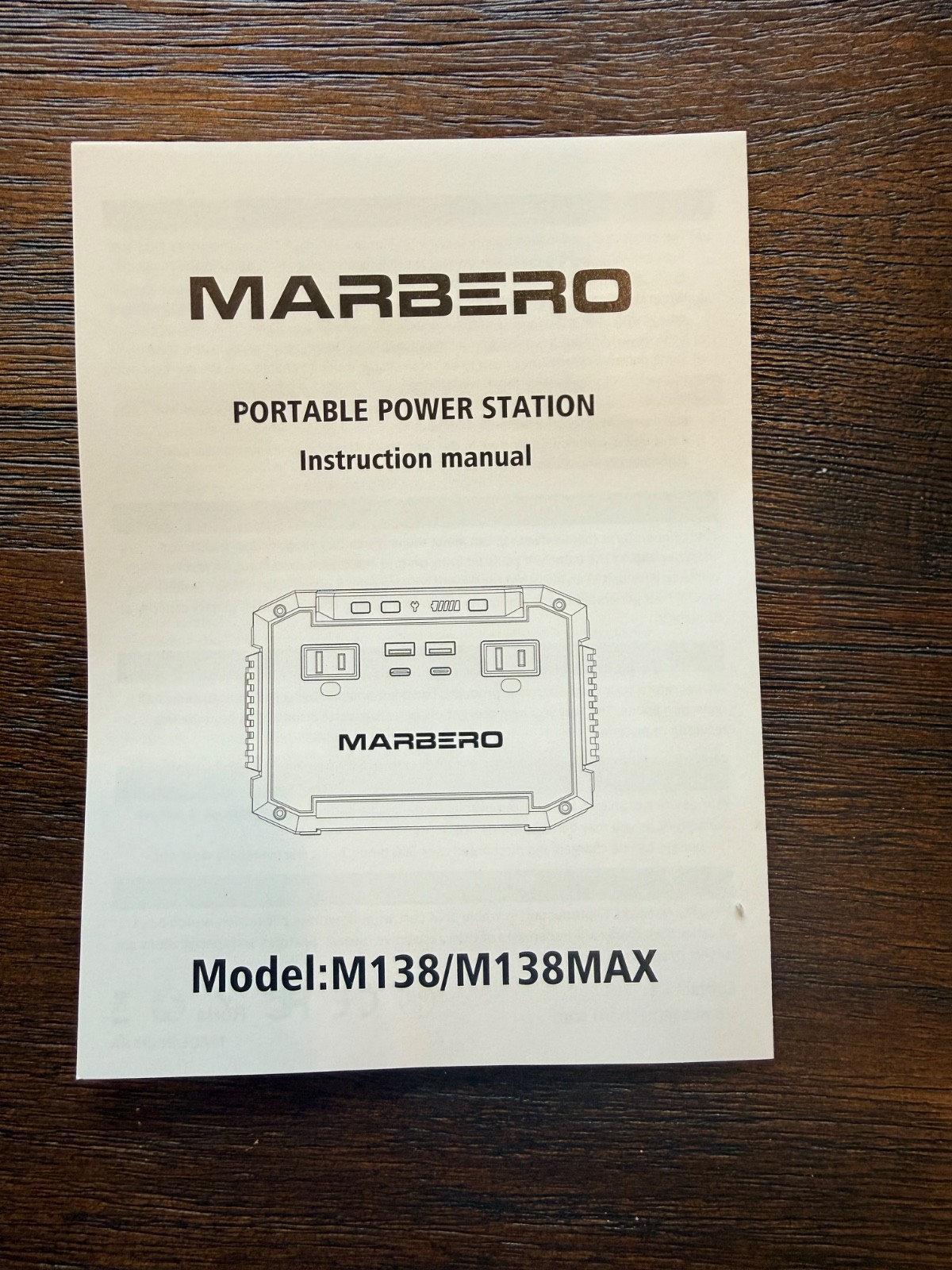 NEW Marbero Power Station 100W Model 138 Generator