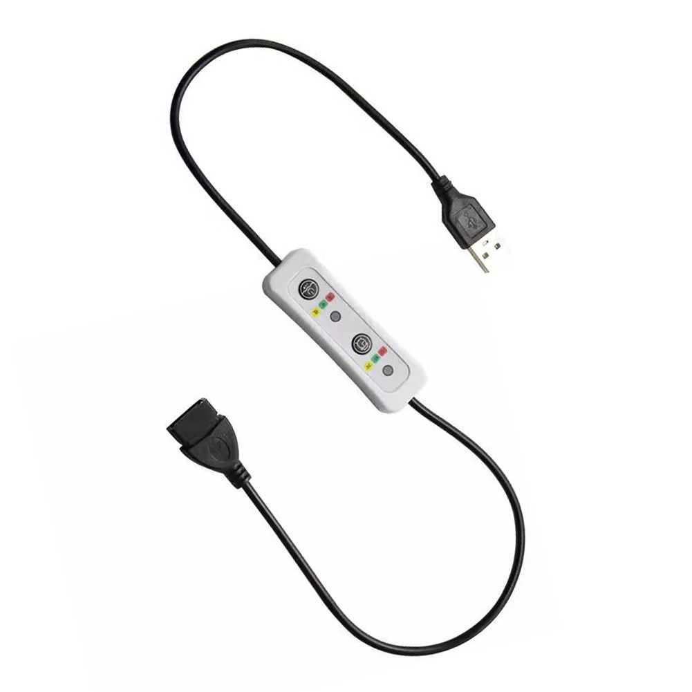 USB Timer Cable Memory Function Color-coded Indicators Red Green Yellow Lights