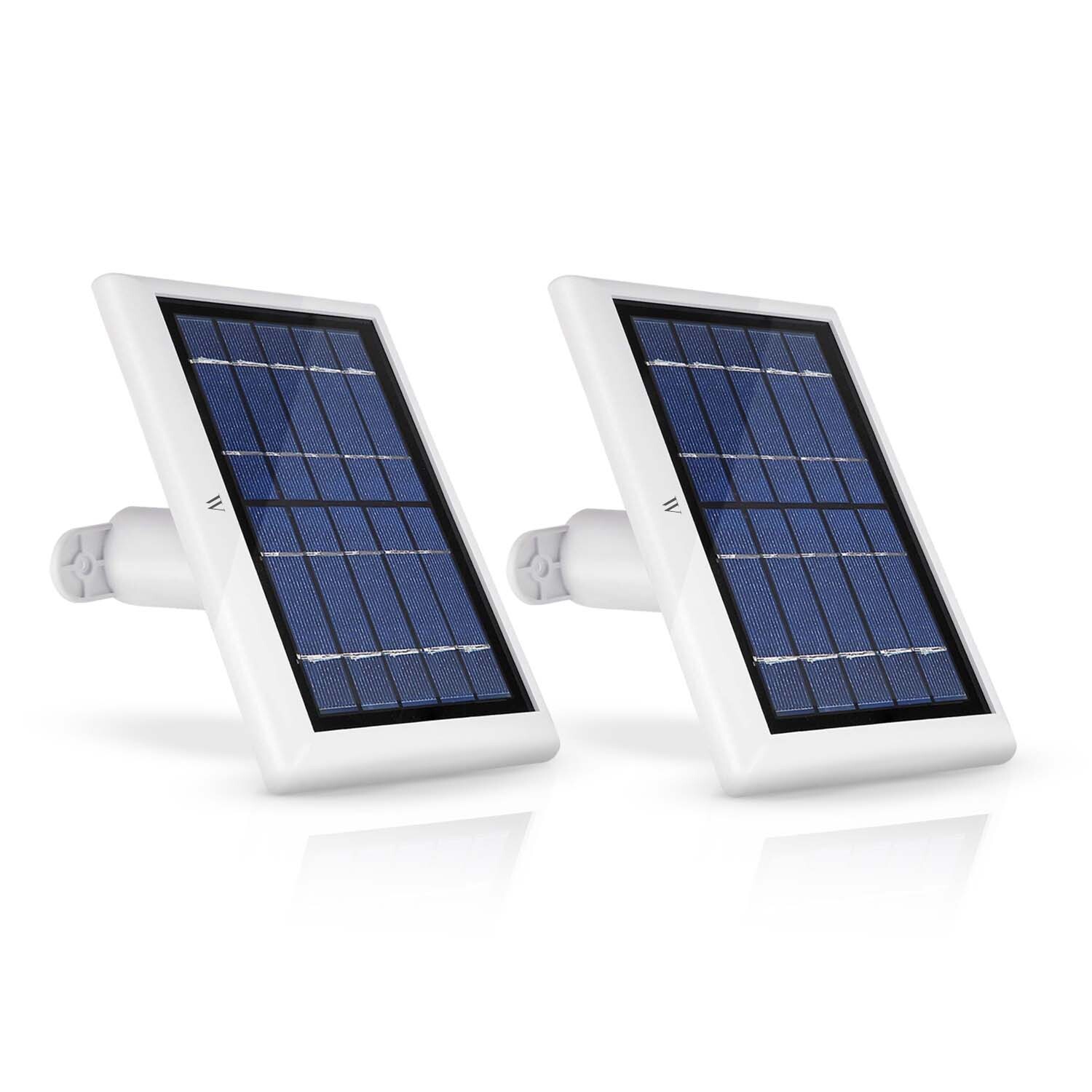 Wasserstein Ring Solar Panel for Spotlight Cam & Stick Up Cam Battery (2 Pack)