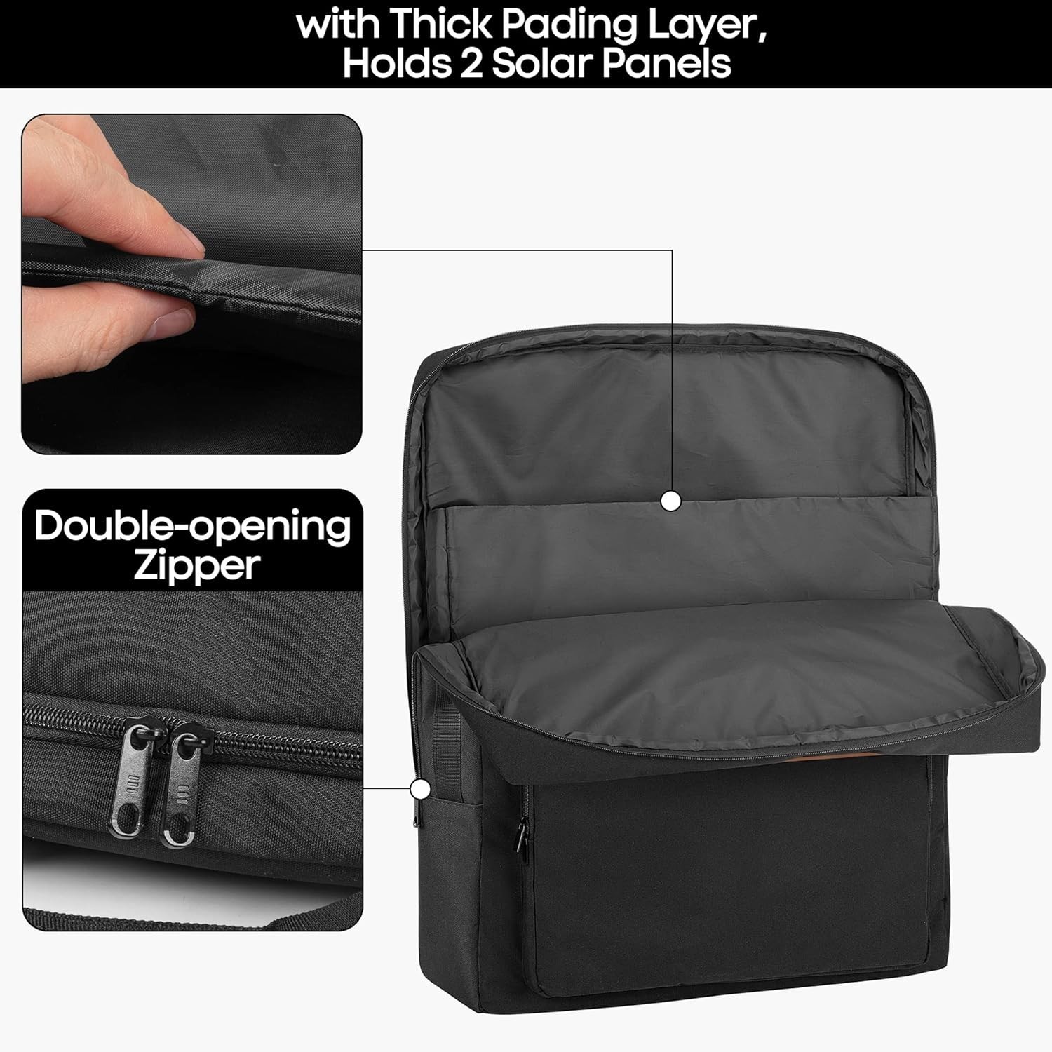 Solar Panel Storage Bag for Jackery SolarSaga 100W