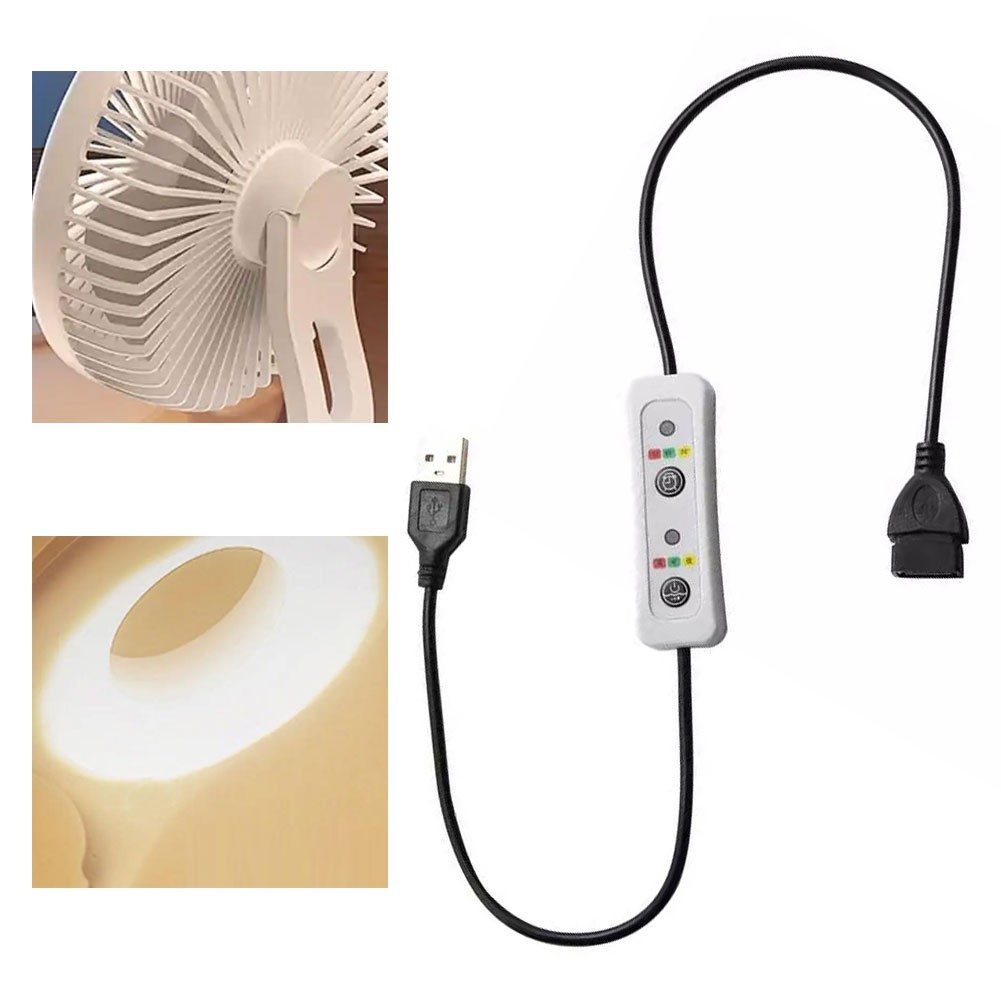 USB Timer Cable Memory Function Color-coded Indicators Red Green Yellow Lights
