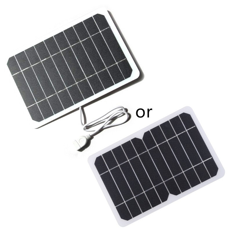Outdoor Phone Battery 5V Flexible Solar Panel Battery with USB Port