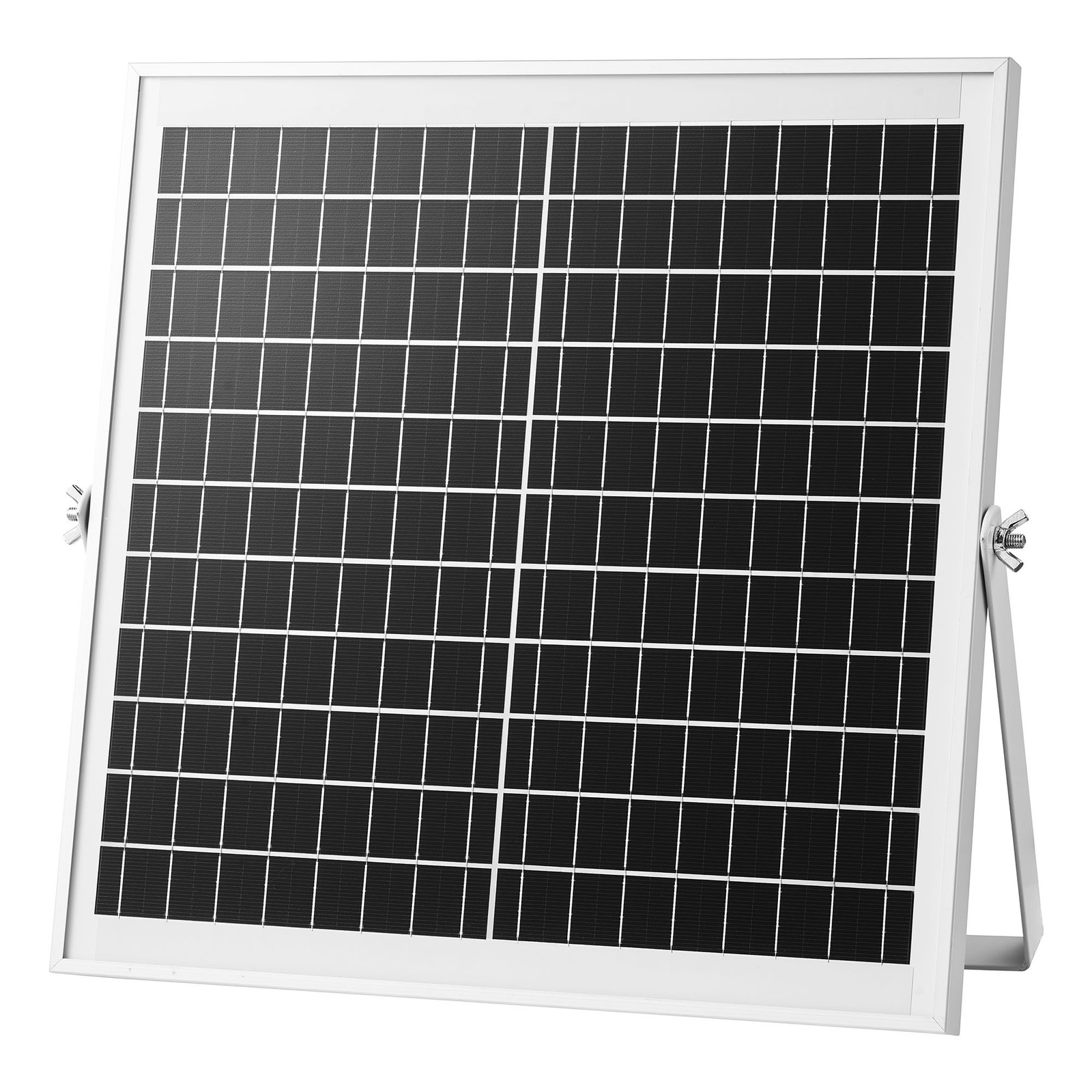 Solar Powered Fan, 15W Solar Panel with 2 Fans, Adjustable Solar Panel Angle