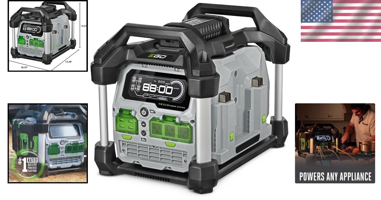 Nexus 3000W Battery Powered Generator – Perfect for Indoor & Outdoor Activities
