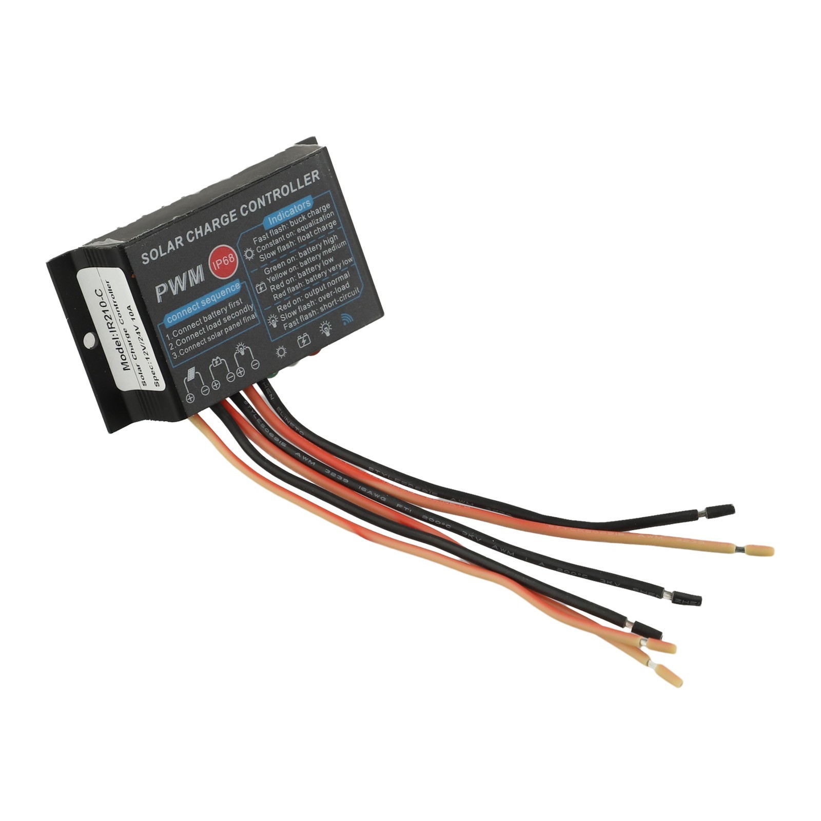 Optimized Performance of the Compact Black Aluminum Alloy 10A Charger Unit