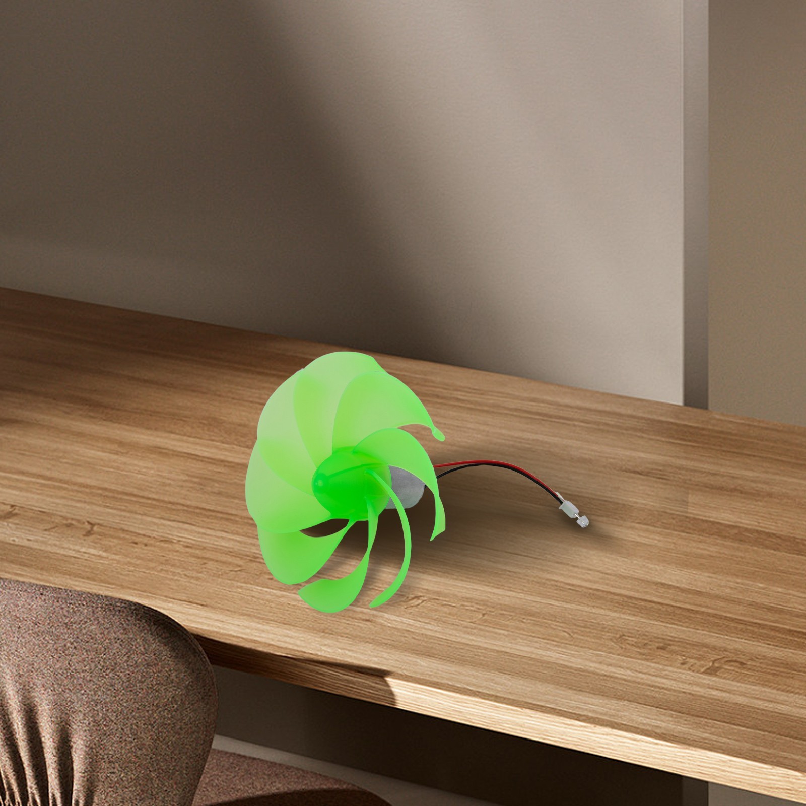 Vertical Wind Turbine Model with LED Light for Classroom and Home Projects