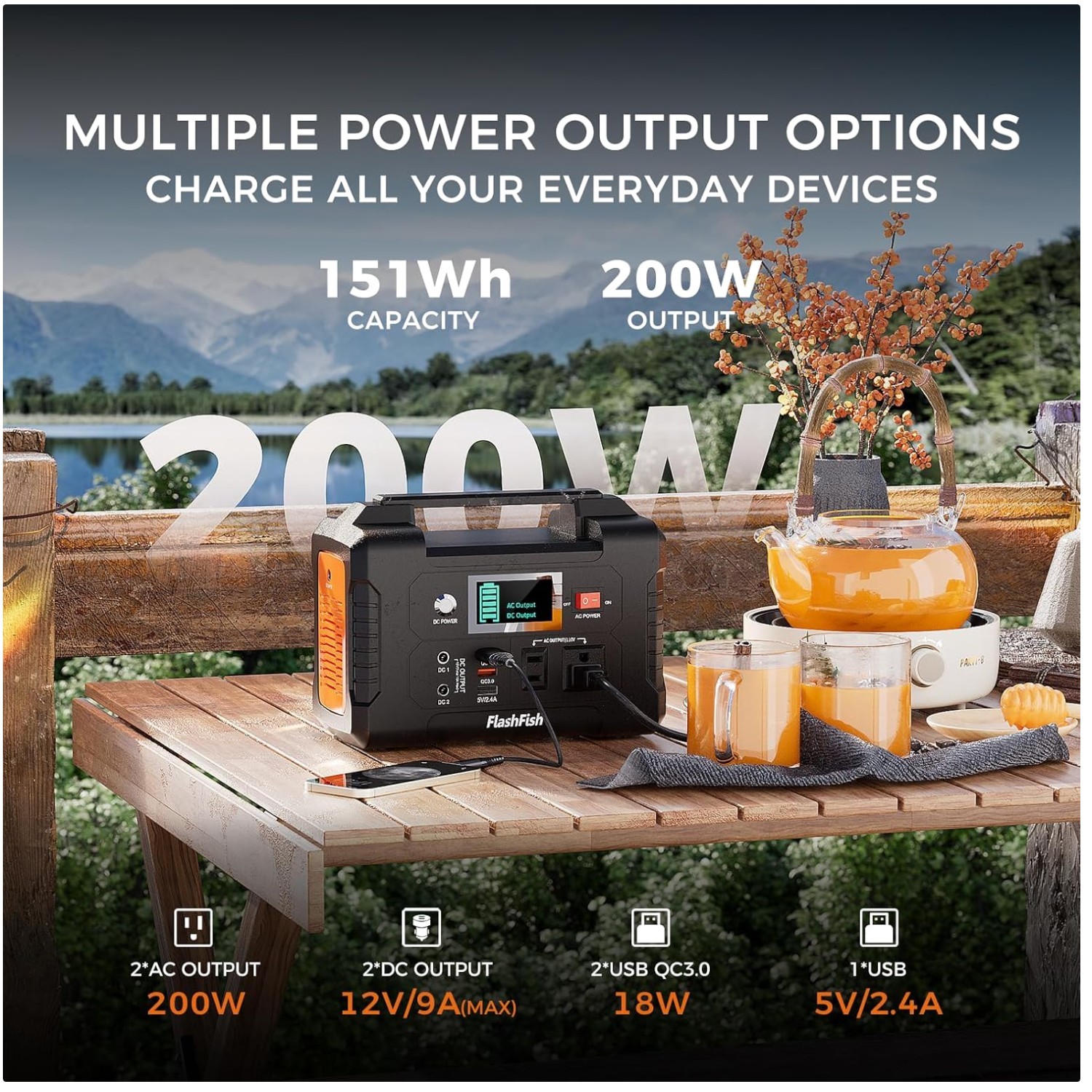 Reliable Power Bank for CPAP & Outdoor Adventures