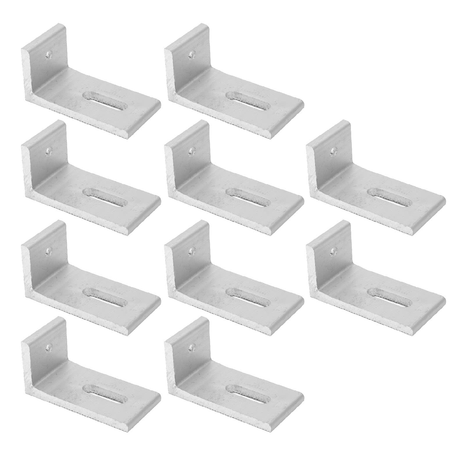 10Pcs L Foot Solar Mount, Aluminum Alloy Photovoltaic Panel Mounting Bracket,…