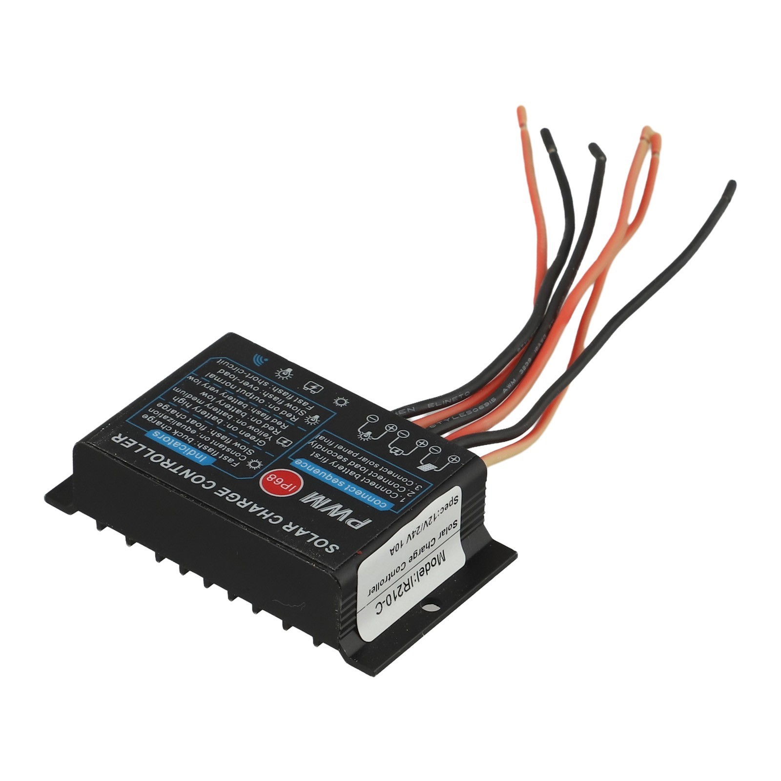 Optimized Performance of the Compact Black Aluminum Alloy 10A Charger Unit