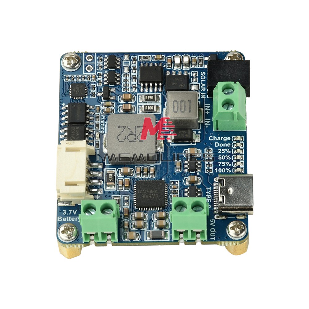 6-24V Solar Panel Power Management Module 5V 3A Supports MPPT, PD QC FCP SFCP
