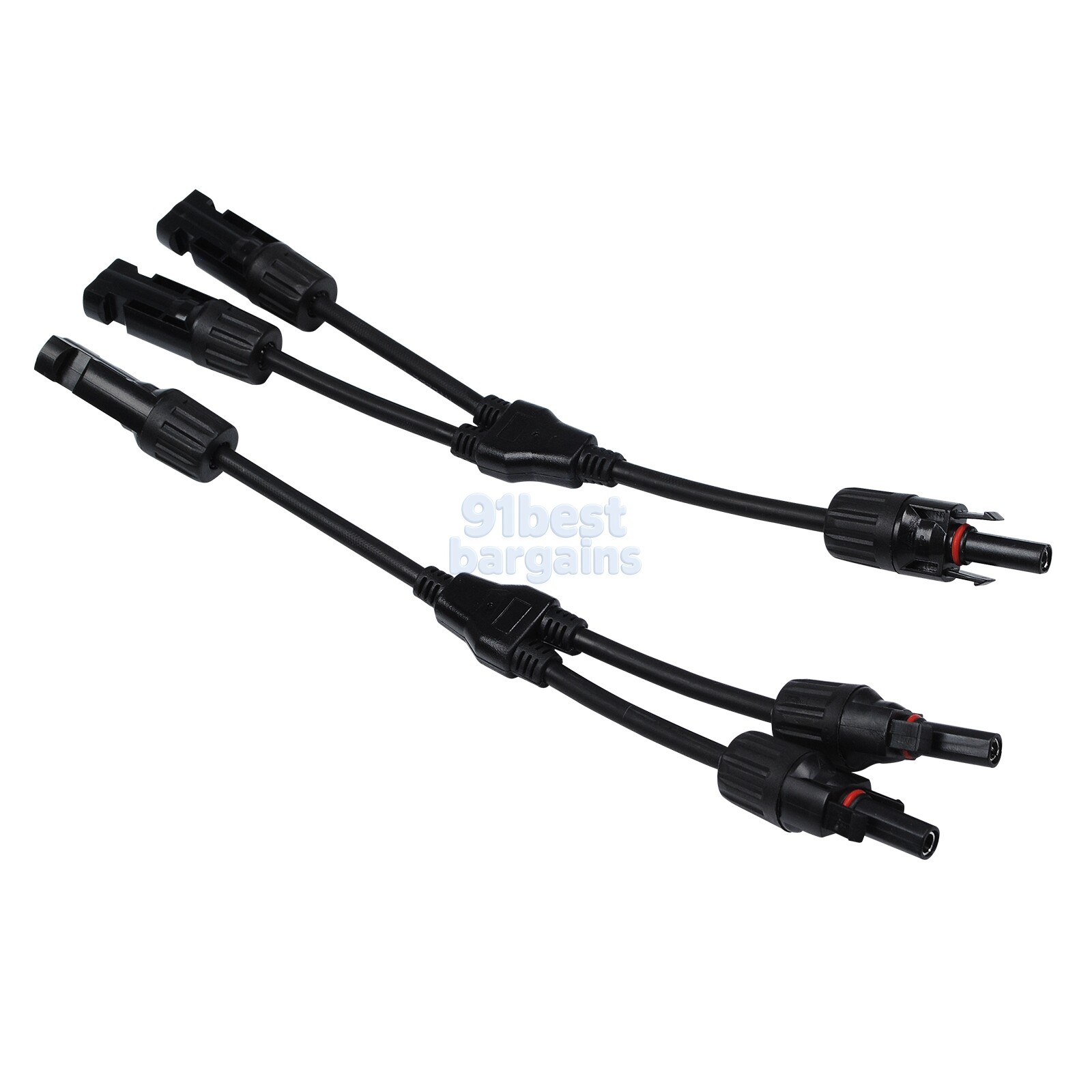 Solar Panel Y Branch Cable Connection Waterproof Adapter Connector Extension