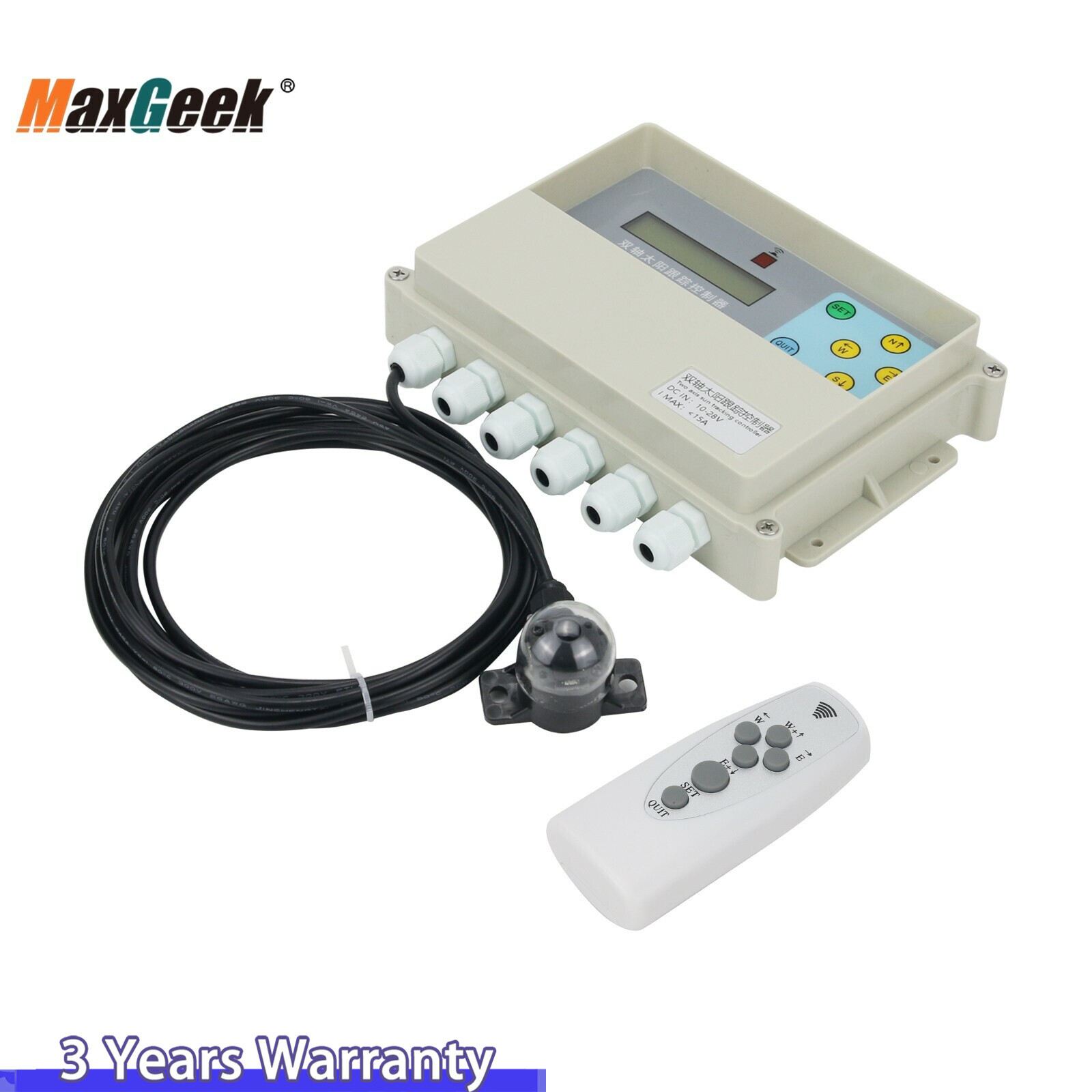 Dual Axis Solar Tracker Controller Automatic System DIY With Remote Control