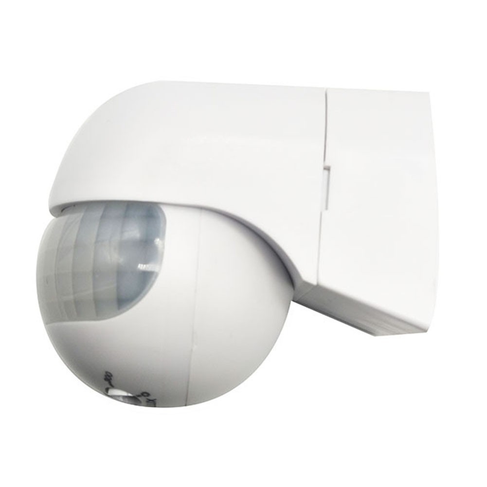 Motion Detector 12 M 180° 80 X 68 X 56mm AC 110V-220V For Indoor And Outdoor PVC