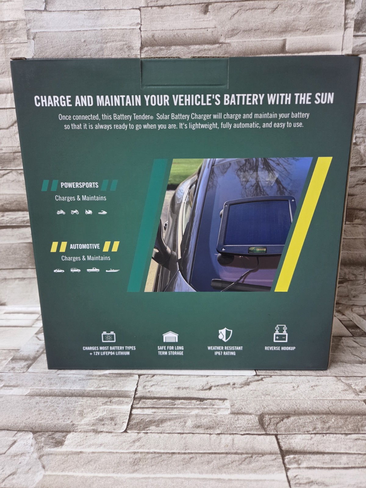 5 Watt Solar Battery Charger And Maintainer