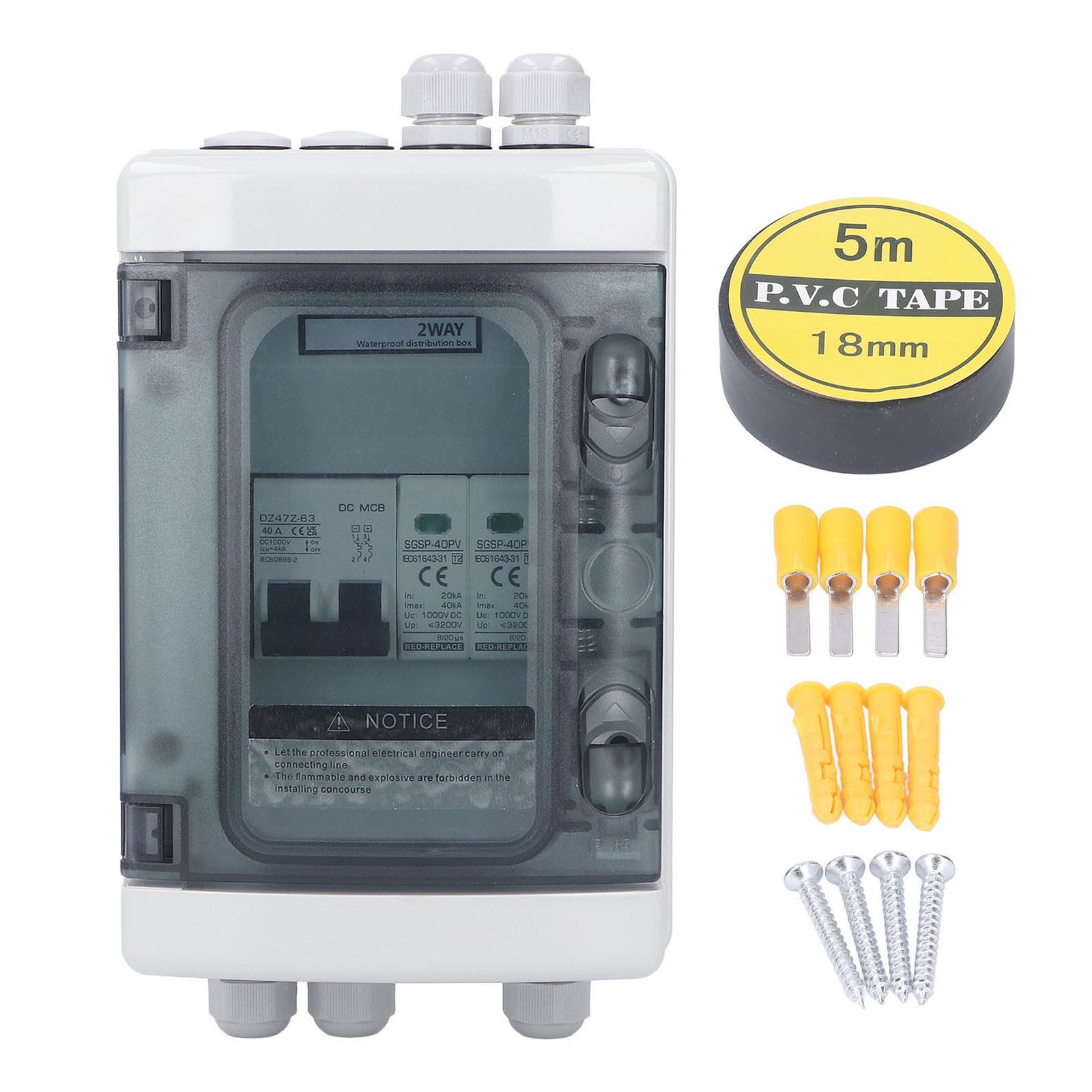 PV Combiner Box IP65 Waterproof Protection Photovoltaic Solar
