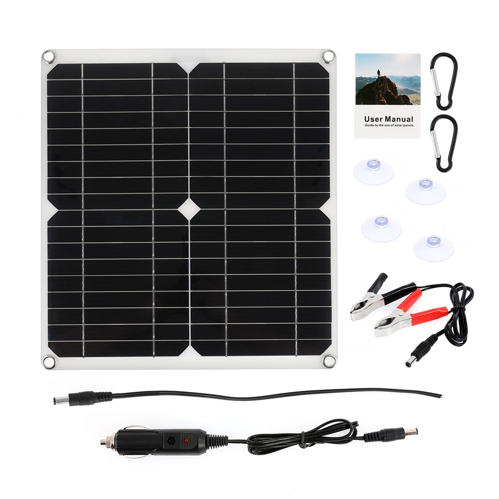 Flexible Solar Panel 50 Watt 12V Lightweight Mono High-efficiency For Camping RV