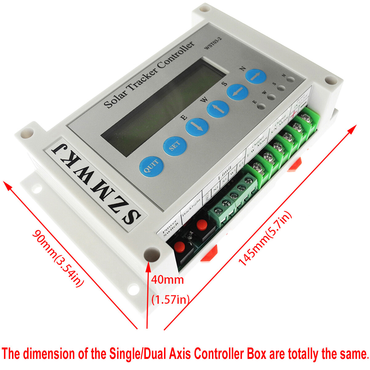 Electronic Single/Dual Axis LCD Solar Panel Tracking Tracker Track Controller CL