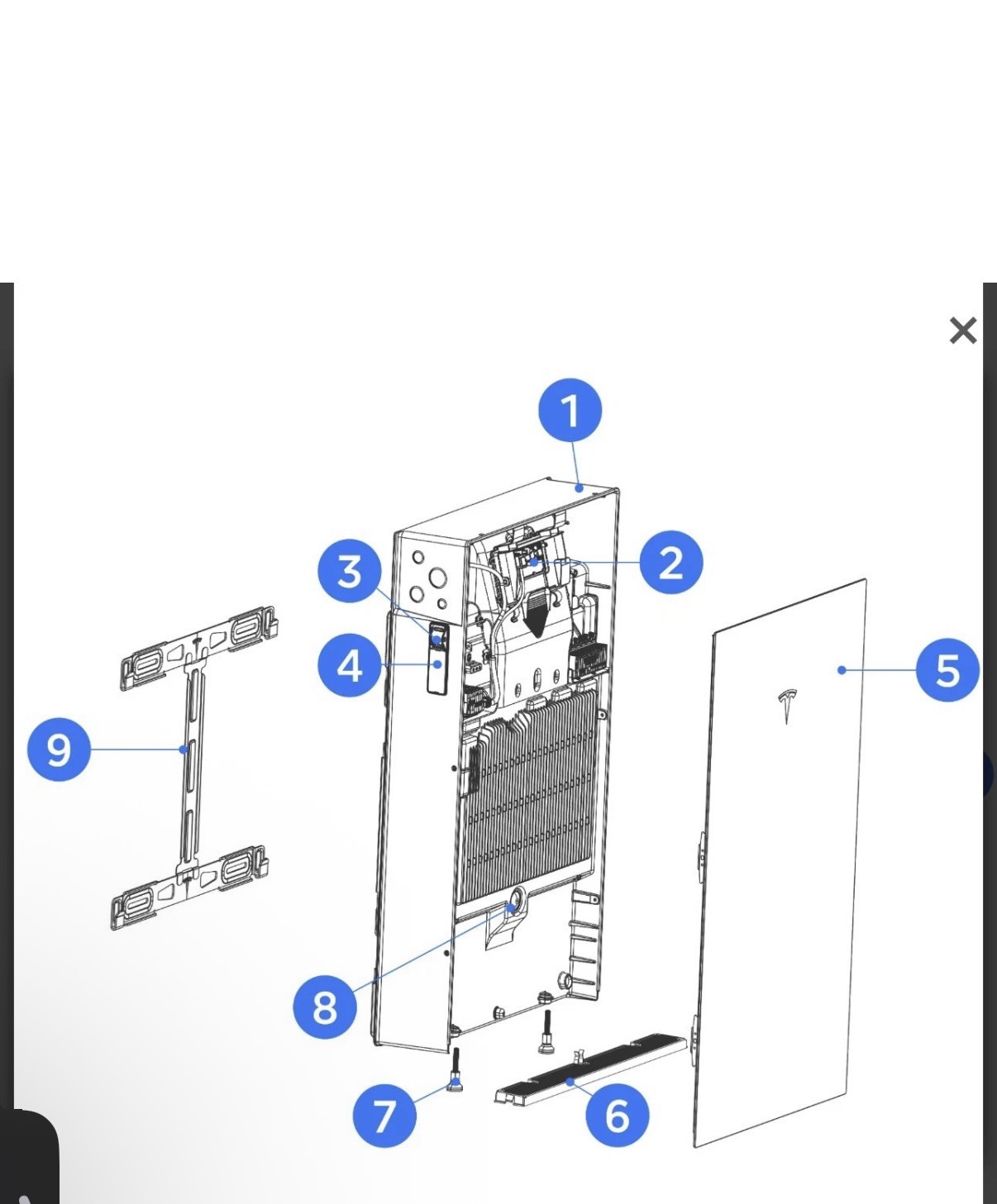 Tesla Powerwall 3 Temper Glass Cover For Tesla Powerwall Battery Backup