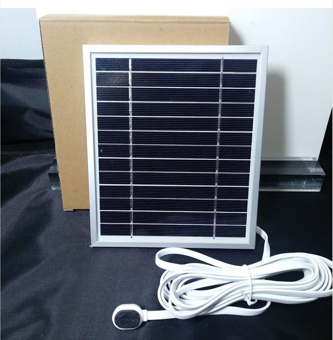 MONOCRYSTALLINE 3.5 W/M SOLAR PANEL FOR RING CAMERA 6.5V 3.5 W IN BOX