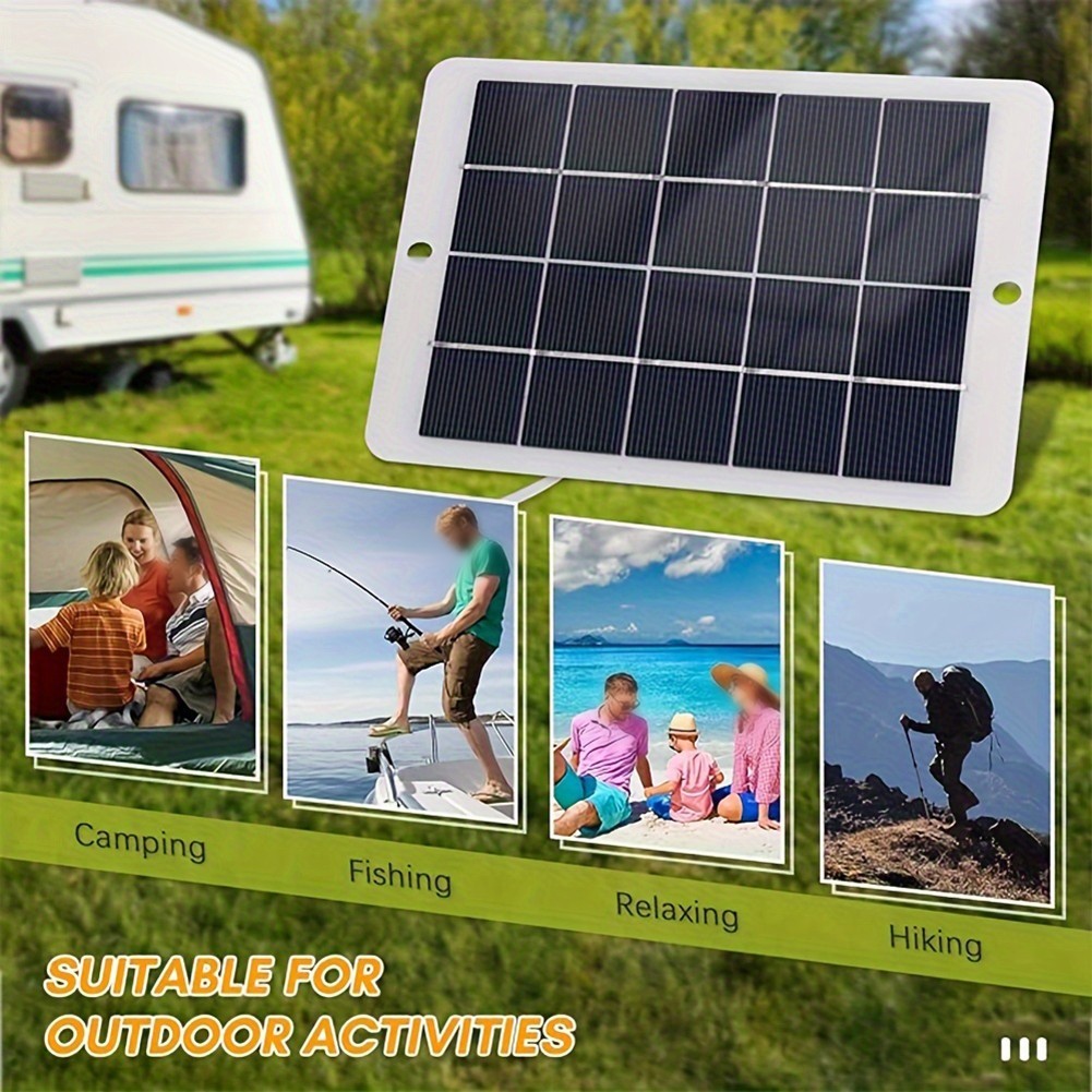 Polysilicon Solar Panel Compact and Portable Design USB Output for Charging