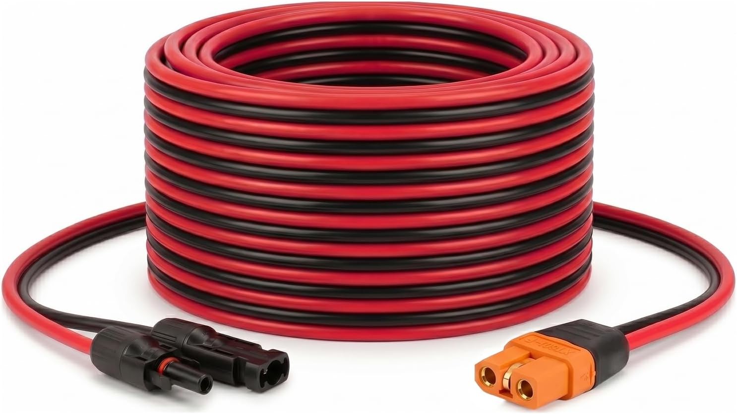 Solar to XT60i Cable 10AWG 30FT Solar Panel to XT60i Adapter Connector XT60i-F
