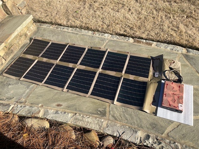 Portable Solar Power System by Powerenz® | Complete System | Tri-color Desert