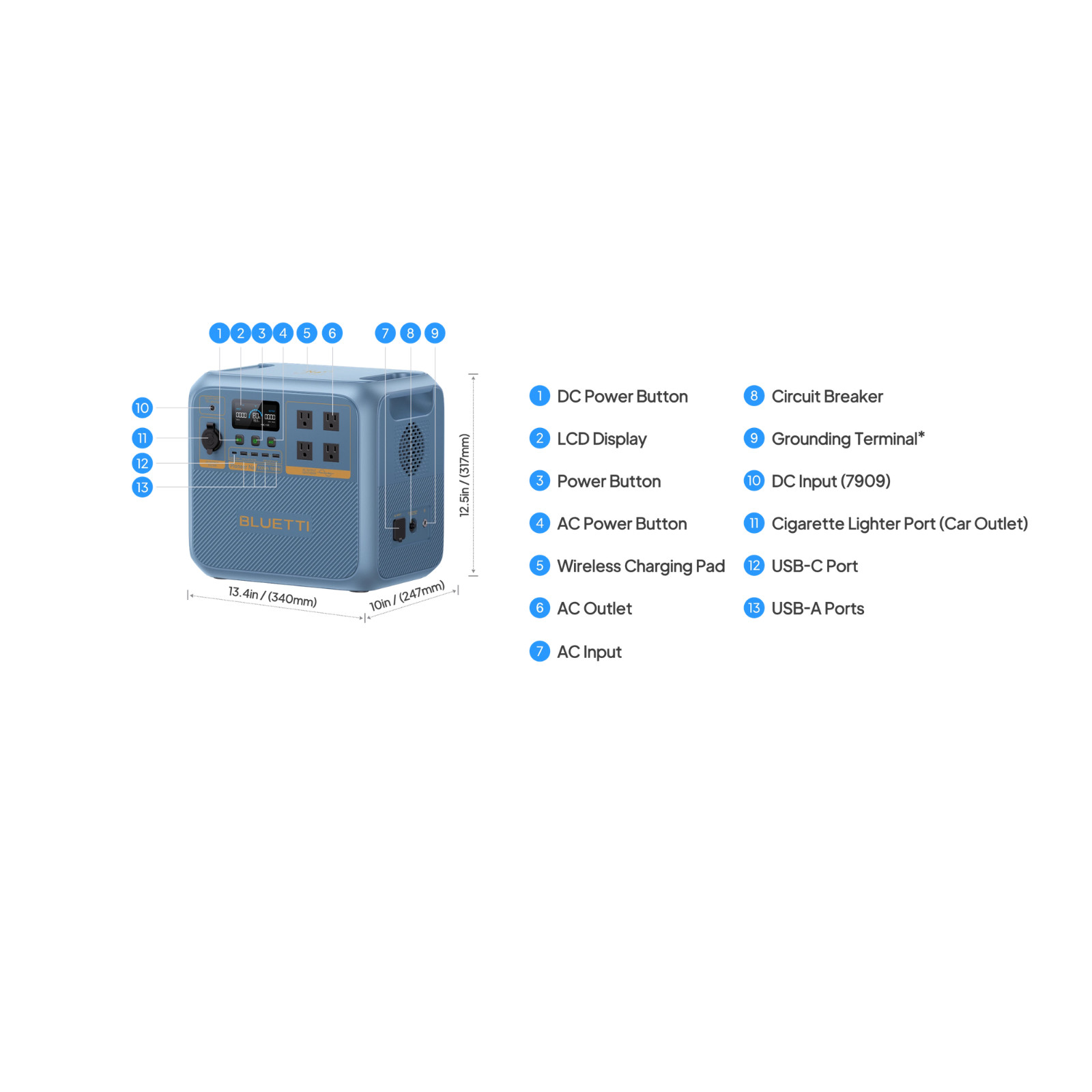 BLUETTI Pioneer Na Solar Ready Power Station + QTY 1 OF 350W Solar Panel