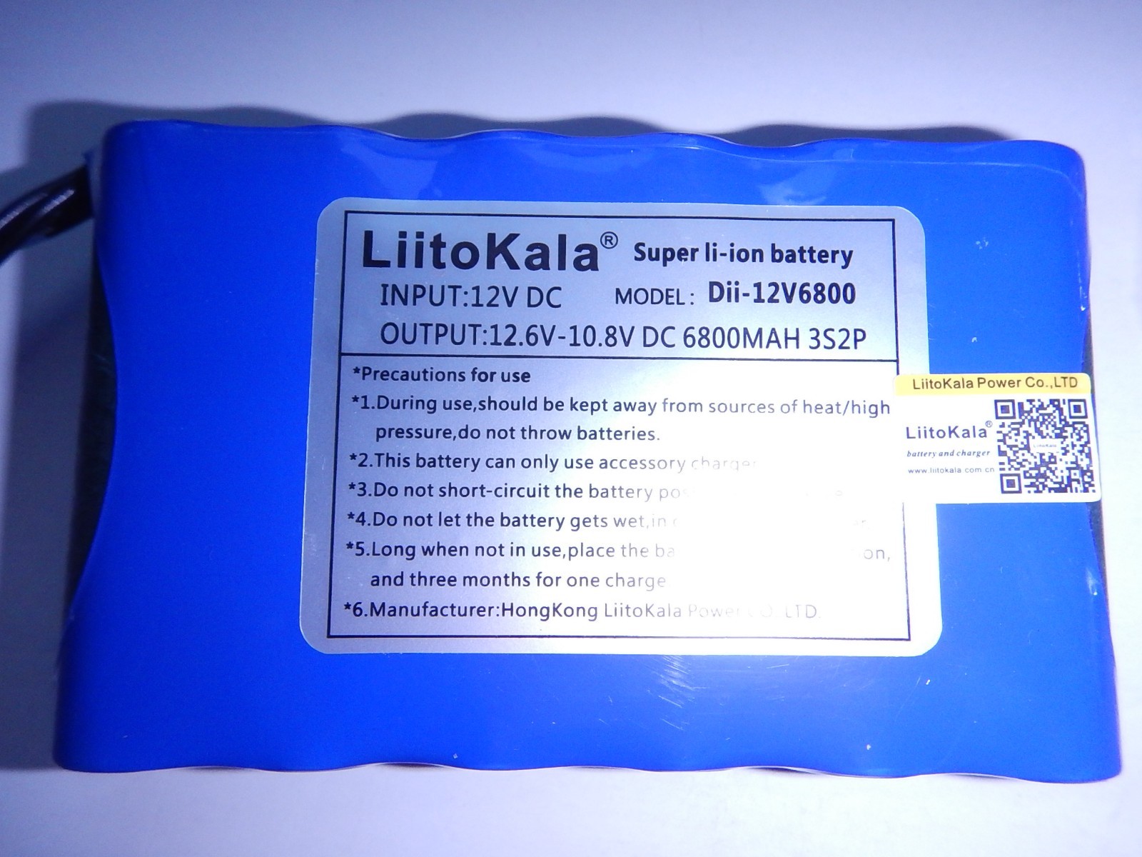 6800mAh DC 12V Power Rechargeable Li-ion Battery for 12V Devices SHIPS FAST USA