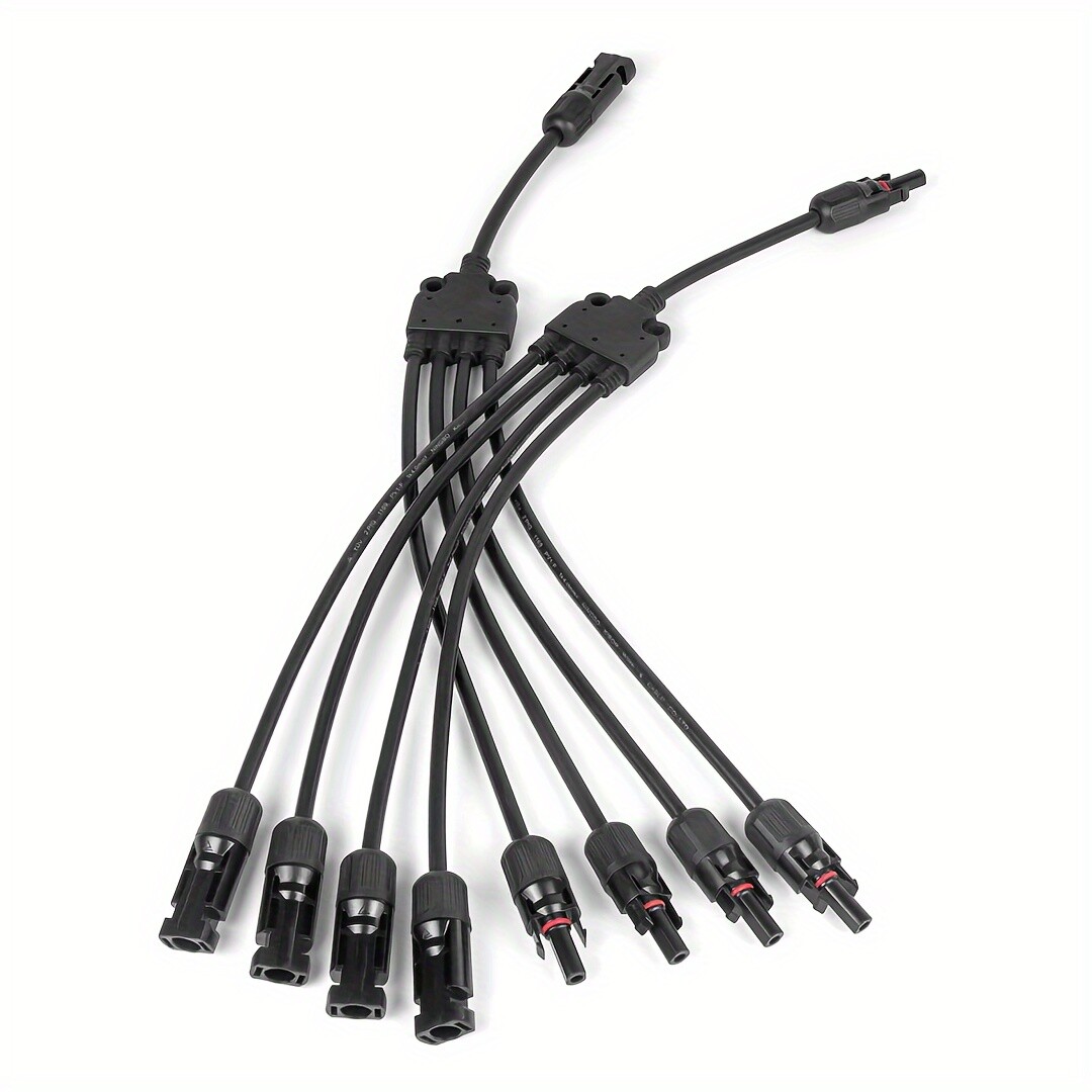 4 to 1 Solar Panel Connector 4 Way 1000V Solar Panel Parallel Connectors