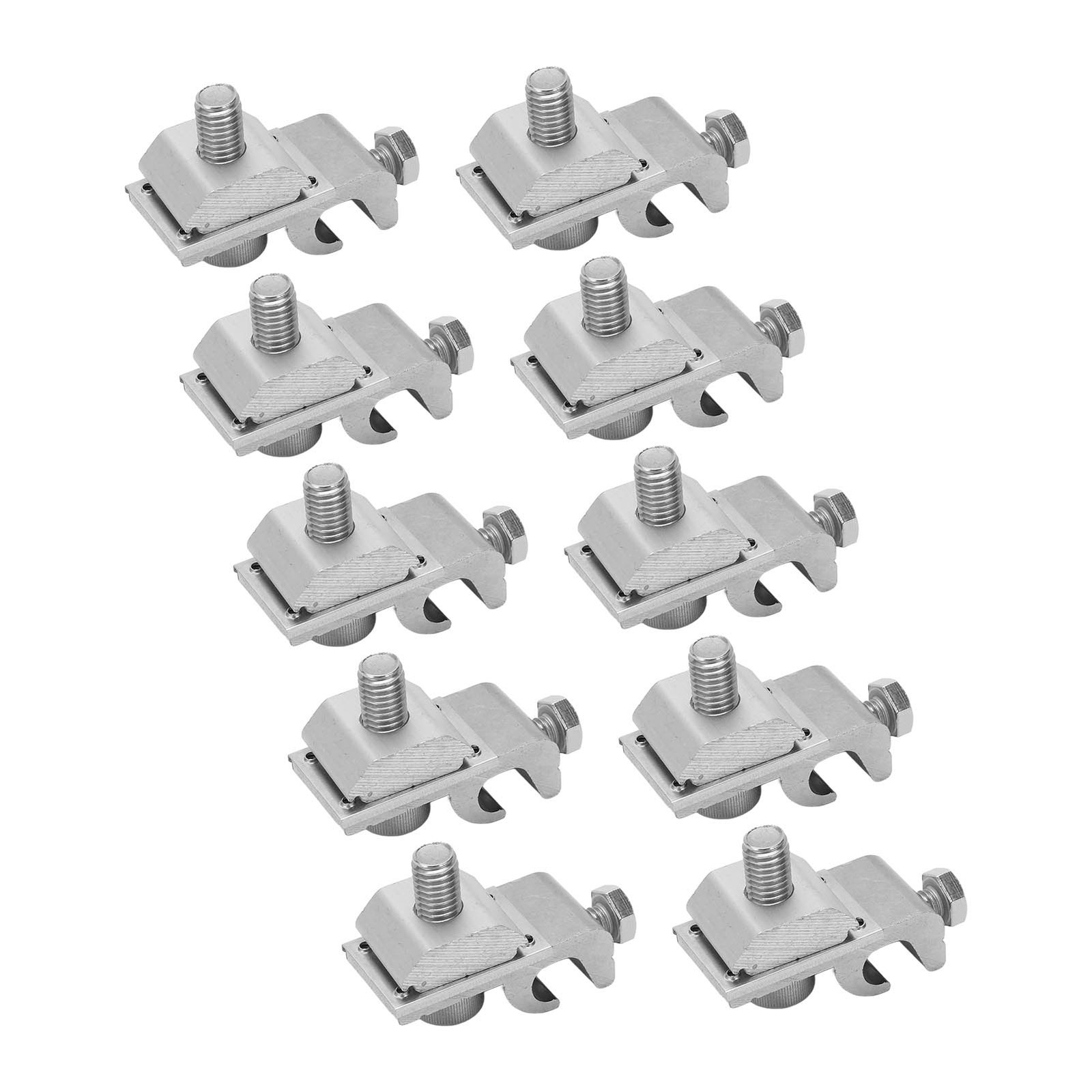 10x Solar Mounting System Grounding Clip Lug Bracket Clamps Photovoltaic SET