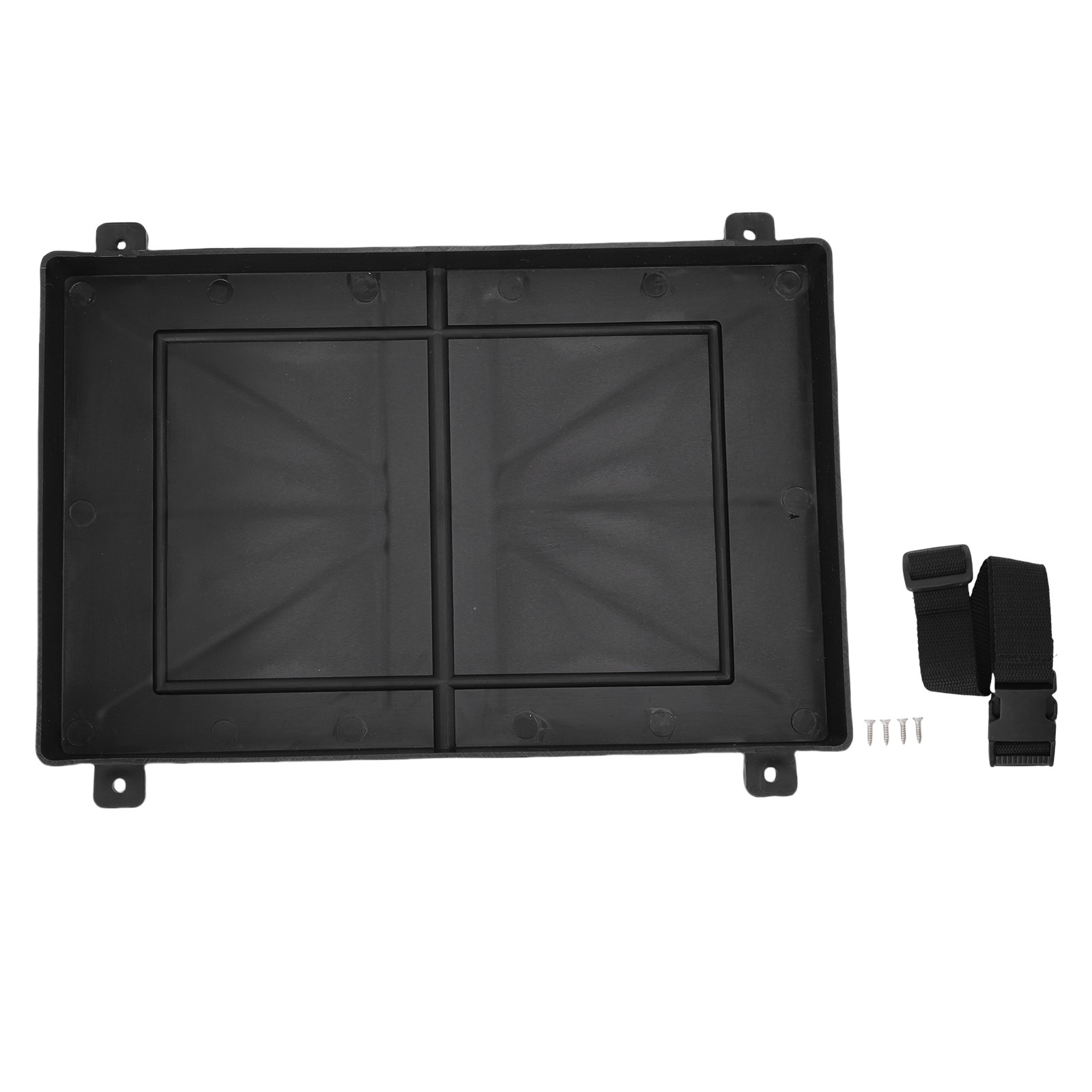 Marine Battery Tray 12V Portable Non Slide Boat Battery Holder With Hold Do LYND