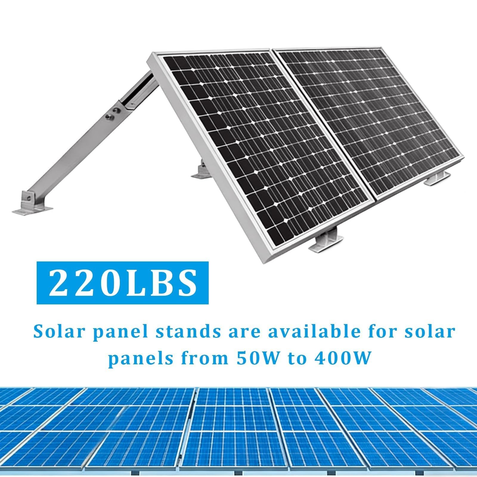 Adjustable Solar Panel Tilt Mount Brackets Aluminum Alloy Solar Panel Mountin…