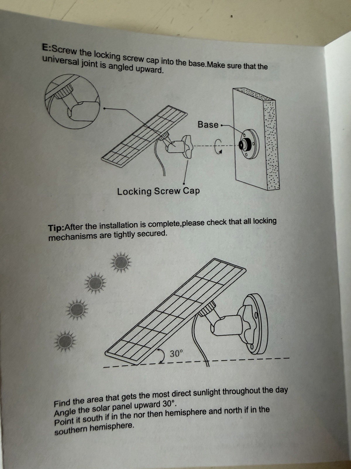 Outdoor Solar Panel Kit 5 Watt