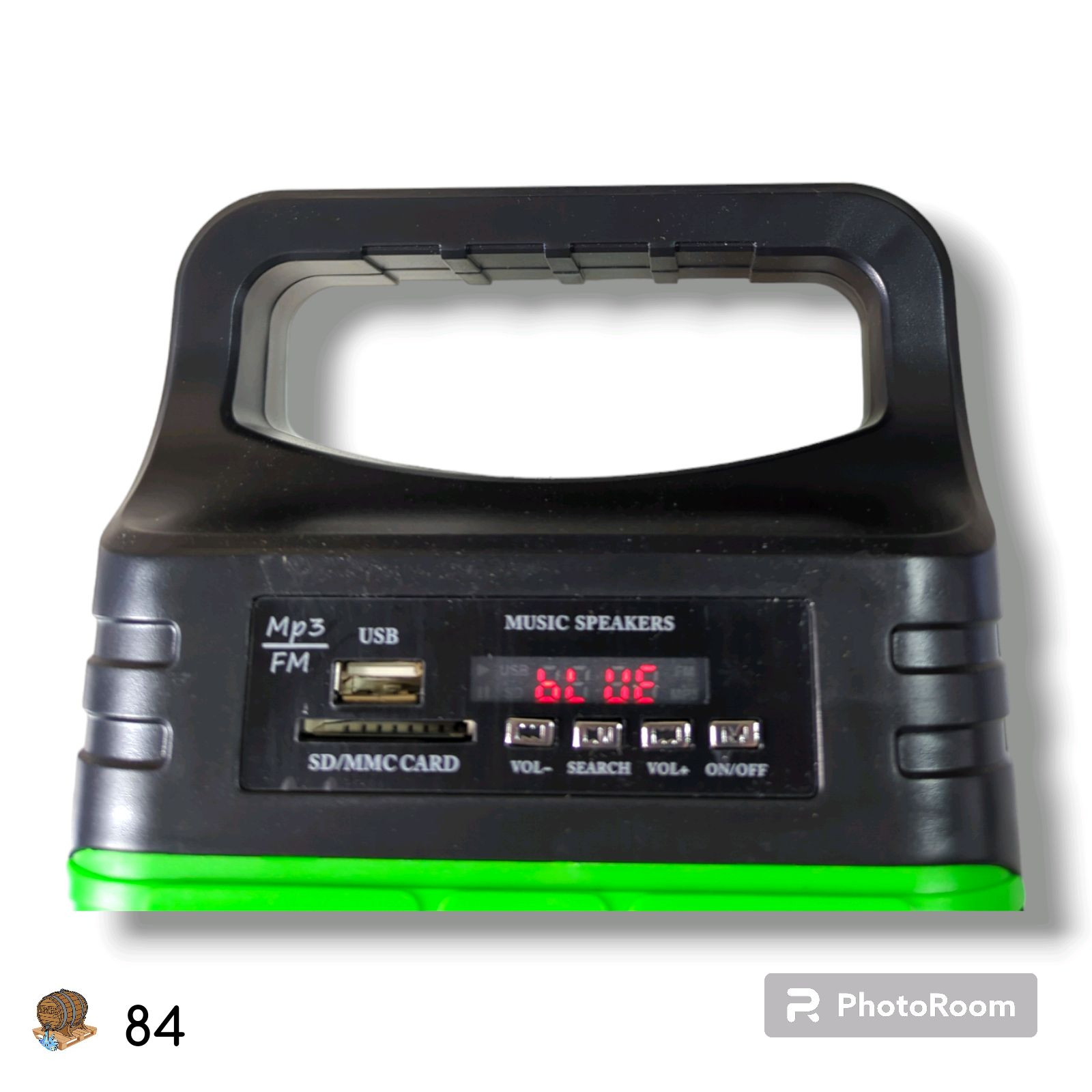Solar Pannel Portable Generator System Kit with 3 LED Bulbs + Bluetooth Speaker