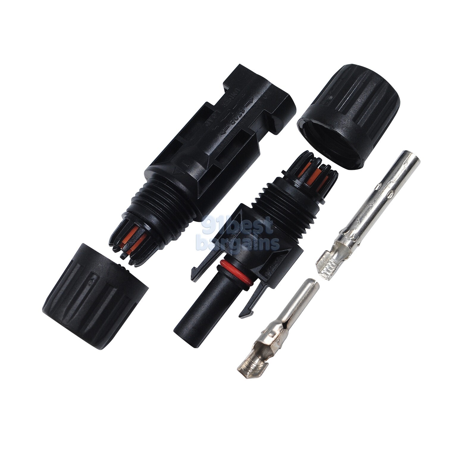 4/8/20 Pairs For MC-4 Connectors Solar Panel 30A Line Plug Socket Male Female