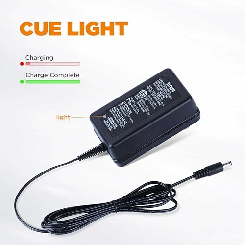 SiYuan Generator Battery Charger, 12V 2A Output, 5.5mm/2.1mm Connector,