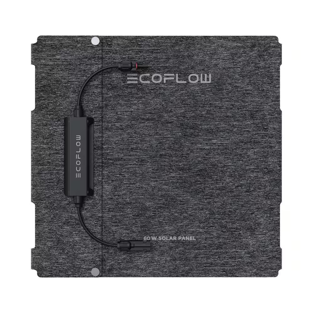 60-Watt Topcon Portable Solar Panel up to 25% Conversion Rate, IP68, Ideal So…