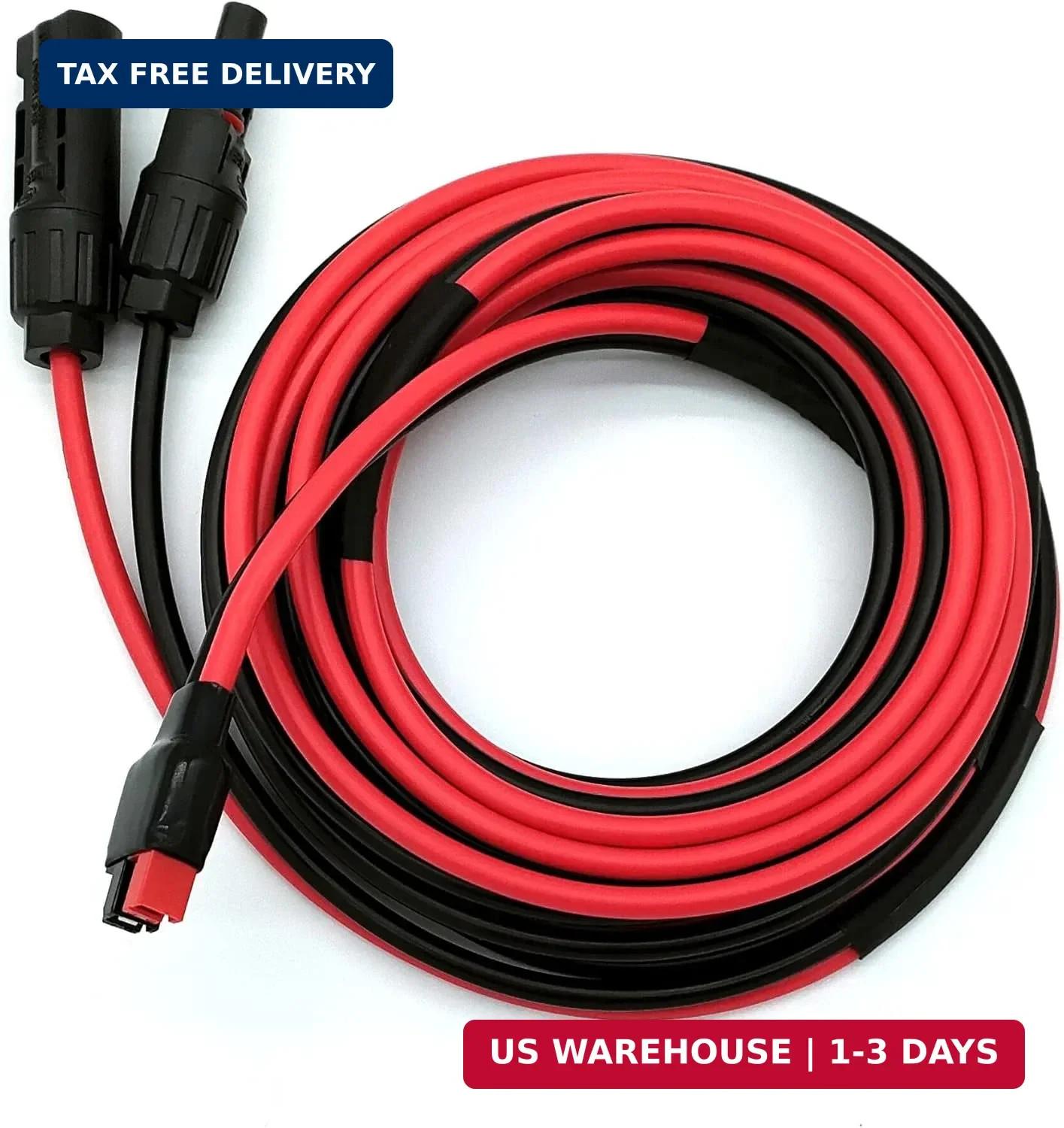 Solar Panel Kits Charge Cable Compatible with Anderson Adapter and Solar Connect