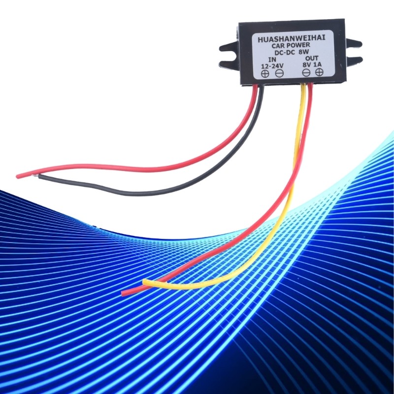 12V 24V to 8V 1A Buckk Converters Step Down Reduces Voltages Regulator for Car