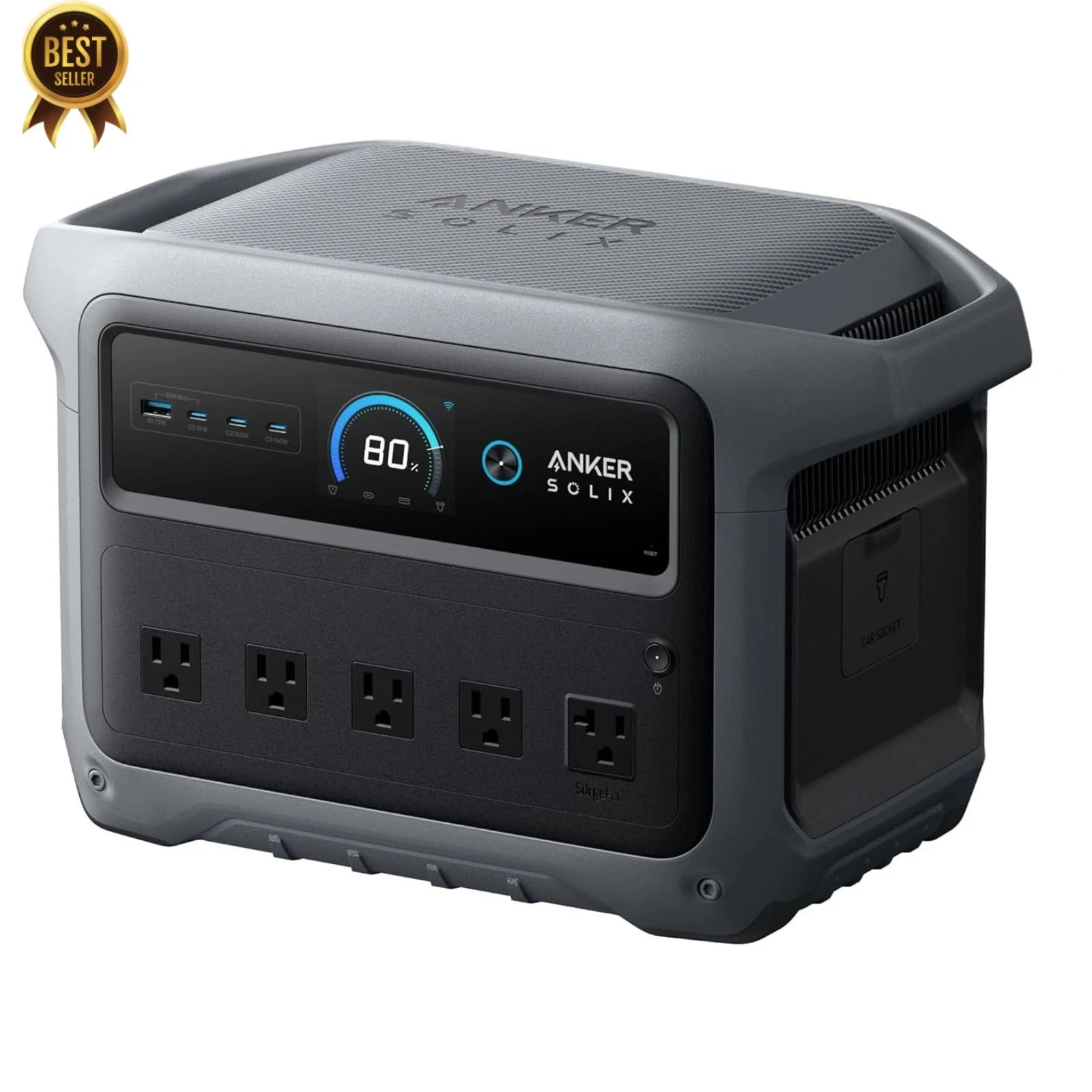 Portable Power Station 2000W 1024Wh LiFePO4 Solar Generator